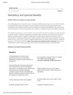 Mandatory and optional benefits _ MACPAC