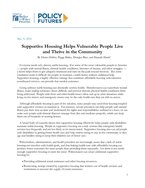 supportive housing cbpp paper