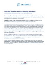 Housing Is Update - Fall 2018 mtg FINAL